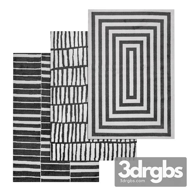 Carpet Set 558 3D Model Download