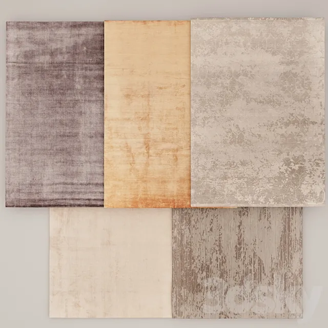 Carpet Set 64 3D Model Carpet Set 64 3D Model