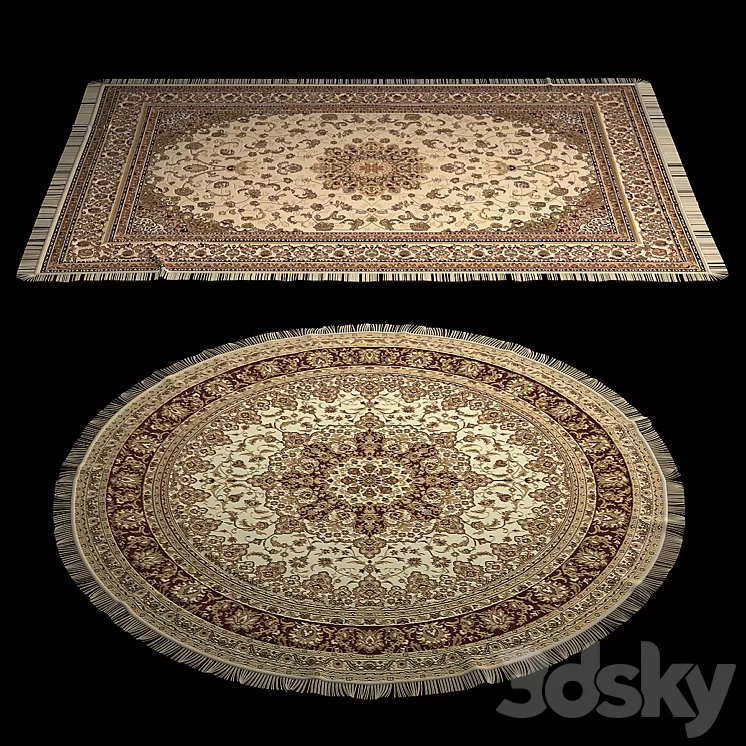 Carpet Set (Classic) 3D Model Carpet Set (Classic) 3D Model