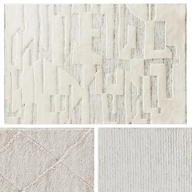 Carpet set JUBATA by LAREDOUTE 3D Model