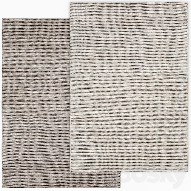 Carpet set LE collection Abaca 3DModel