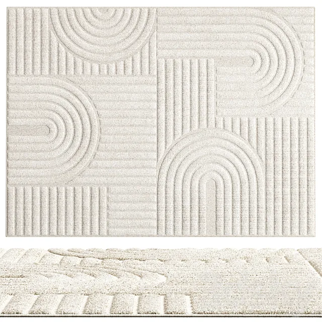 Carpet set Quincey 713 3D Model