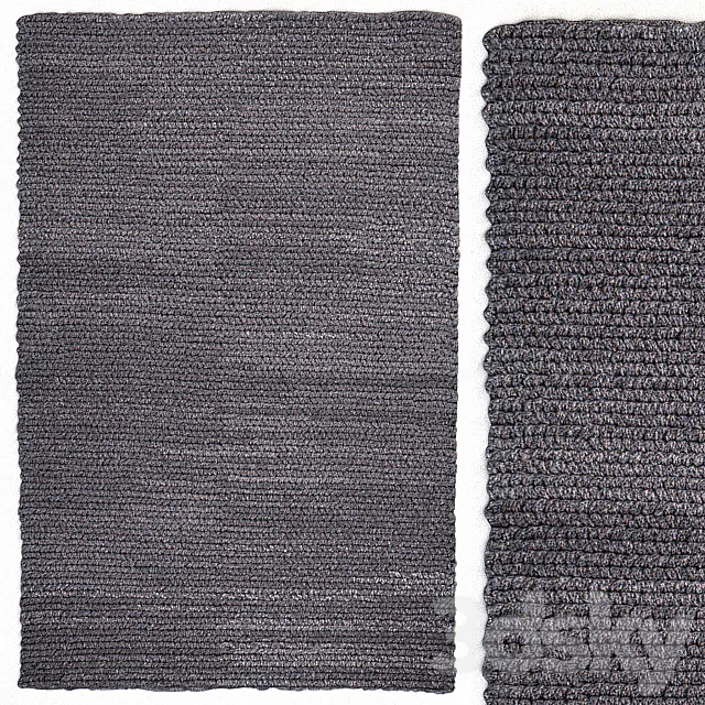 Carpet The Rug Republic Europa Charcoal Rug 3D Model Carpet The Rug Republic Europa Charcoal Rug 3D Model