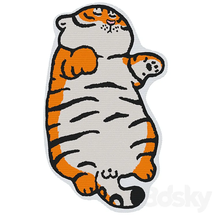 Carpet Tiger 1 aliexpress 3D Model Free Download