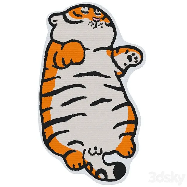 Carpet Tiger 1 aliexpress 3D Model Carpet Tiger 1 aliexpress 3D Model