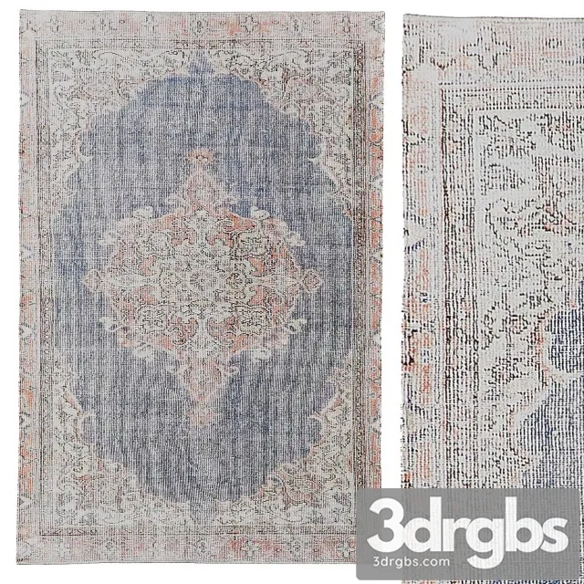 Carpet Urban Outfitters Stella Printed Rug 3D Model Download