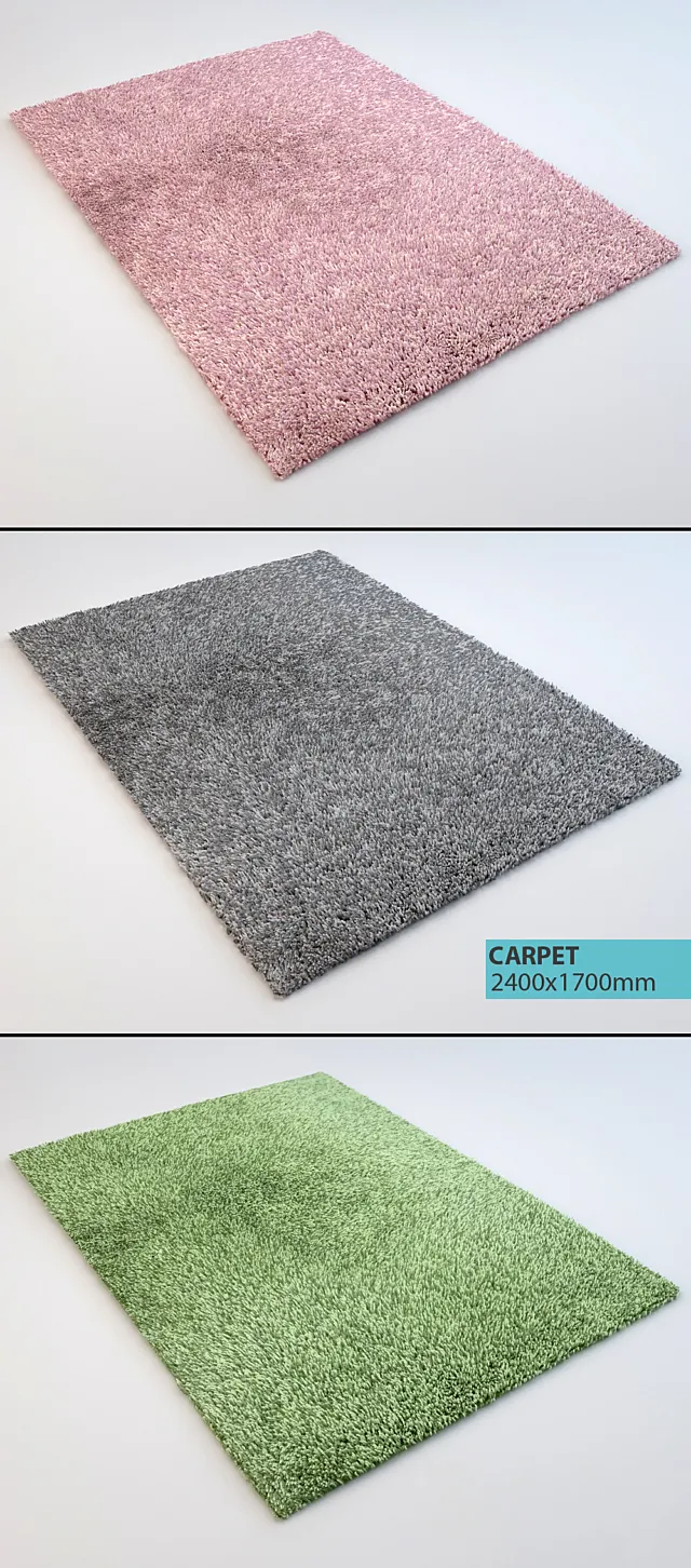 carpet with a short nap 3DModel carpet with a short nap 3DModel