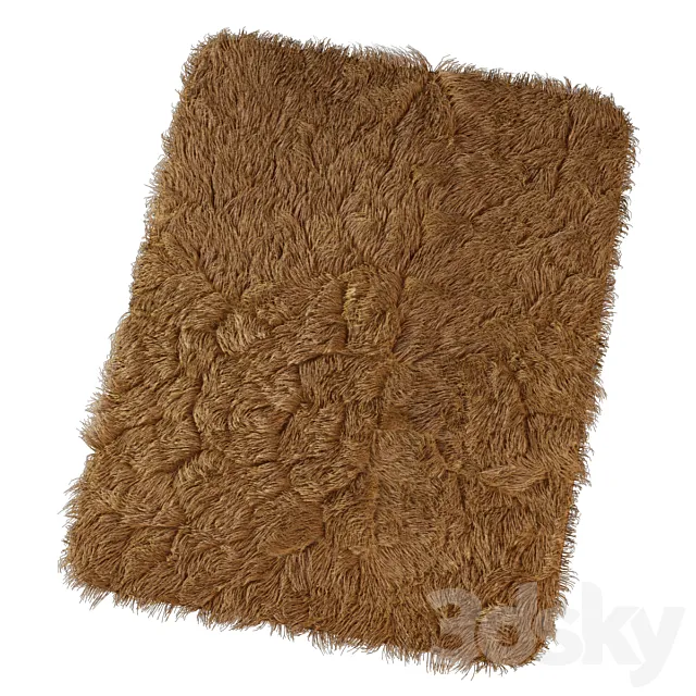 Carpet with long pile 3D Model Carpet with long pile 3D Model
