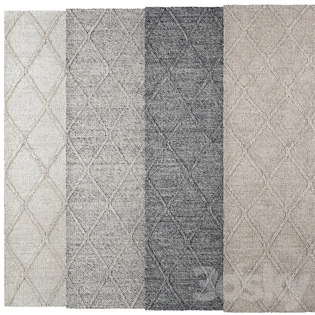 Carpets collection COAST DIAMOND RUG 3D Model Carpets collection COAST DIAMOND RUG 3D Model