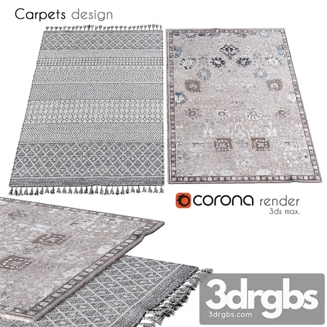 Carpets Design 028 3D Model Download