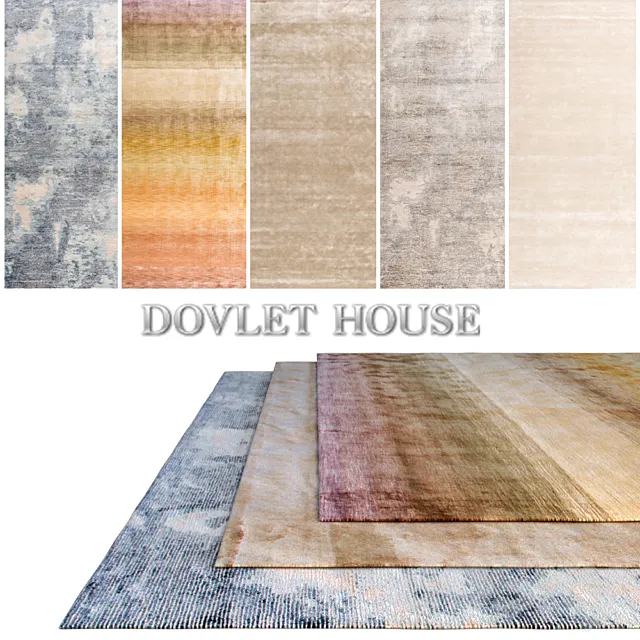 Carpets DOVLET HOUSE 5 pieces (part 245) 3D Model Carpets DOVLET HOUSE 5 pieces (part 245) 3D Model