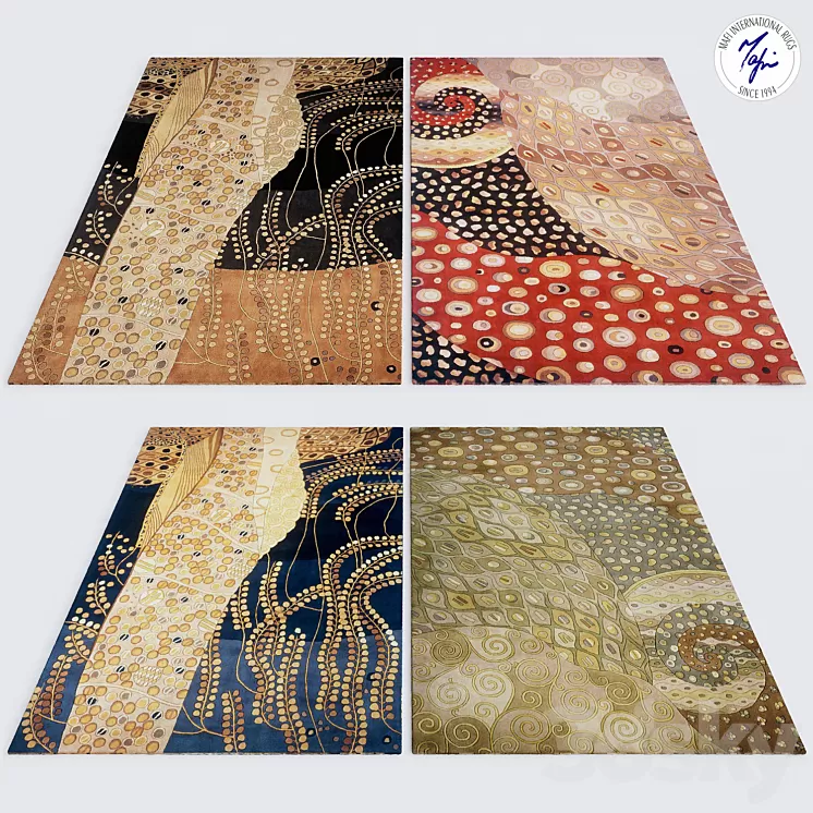 Carpets from Mafi international rugs 3D Model Carpets from Mafi international rugs 3D Model