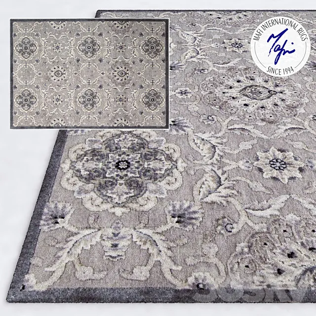Carpets from Mafi international rugs 3D Model Carpets from Mafi international rugs 3D Model