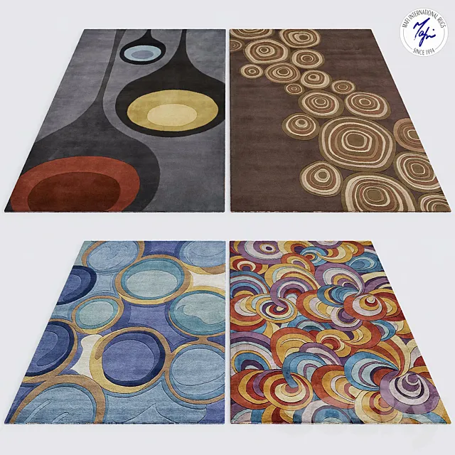 Carpets from Mafi international rugs 3DModel Carpets from Mafi international rugs 3DModel