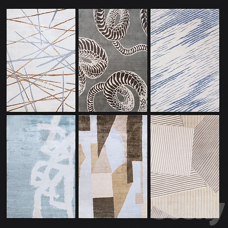 Carpets Kelly Wearstler – Vivienne Westwood 3D Model Free Download