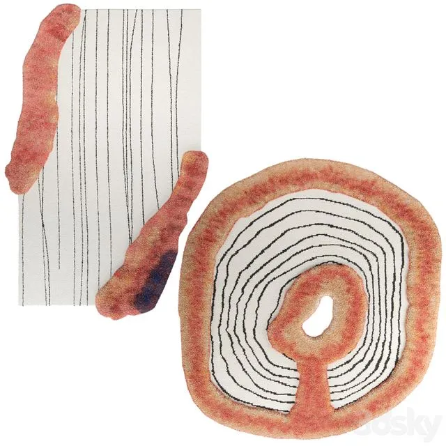 Carpets MEMORIAE & PULSE 3D Model