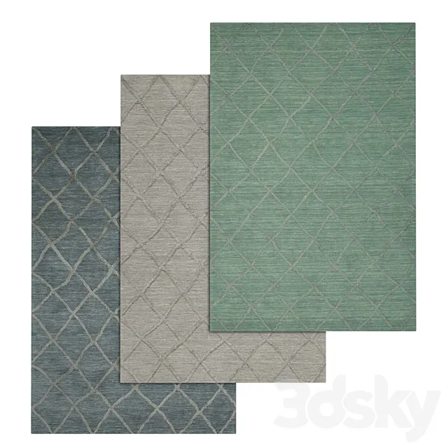 Carpets Set 1113 3DModel Carpets Set 1113 3DModel