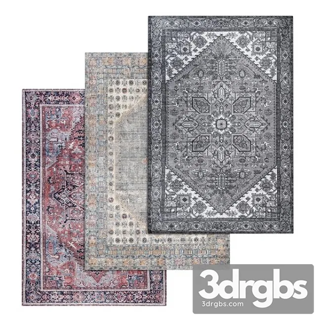 Carpets Set 1479 3D Model Download Carpets Set 1479 3D Model Download