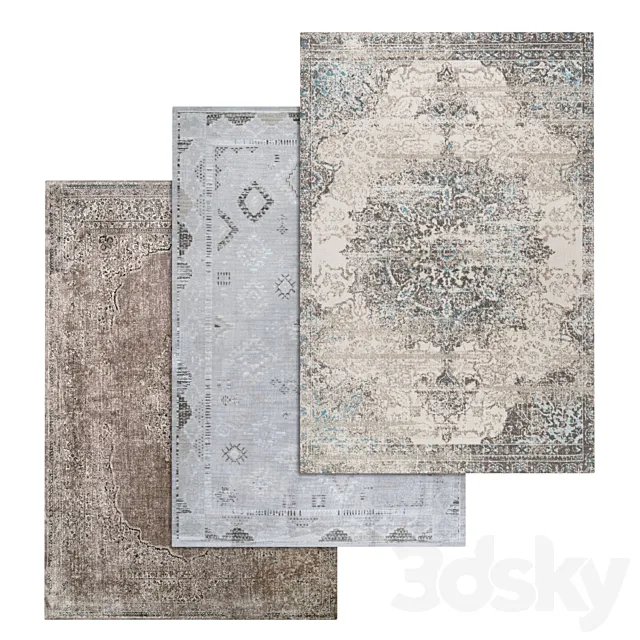 Carpets Set 1614 3DModel Carpets Set 1614 3DModel