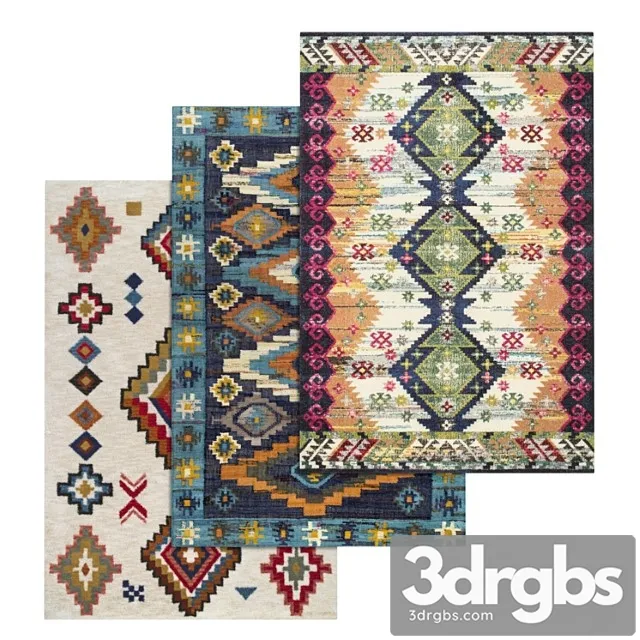 Carpets Set 1628 3D Model Download Carpets Set 1628 3D Model Download