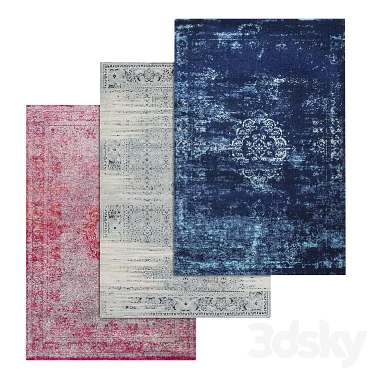 Carpets Set 1648 3D Model Carpets Set 1648 3D Model
