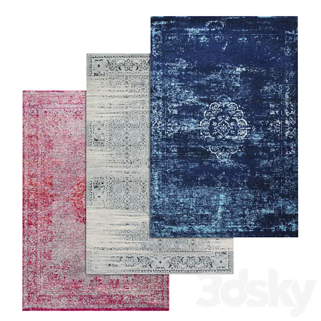 Carpets Set 1648 3DModel