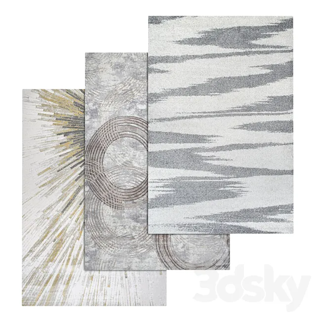 Carpets Set 1730 3D Model Carpets Set 1730 3D Model