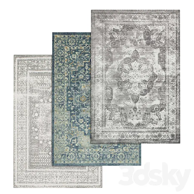 Carpets Set 1749 3D Model Carpets Set 1749 3D Model