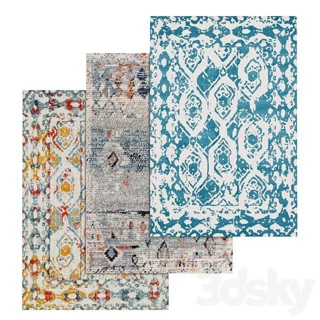Carpets Set 1794 3D Model Carpets Set 1794 3D Model