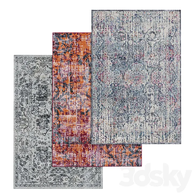 Carpets Set 1796 3DModel Carpets Set 1796 3DModel