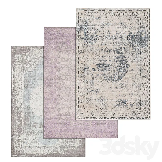 Carpets Set 1851 3D Model Carpets Set 1851 3D Model