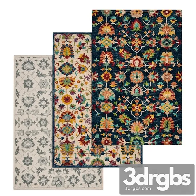 Carpets set 38 3D Model Download Carpets set 38 3D Model Download