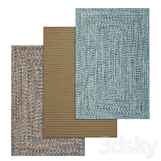 Carpets Set 637 3DModel Carpets Set 637 3DModel