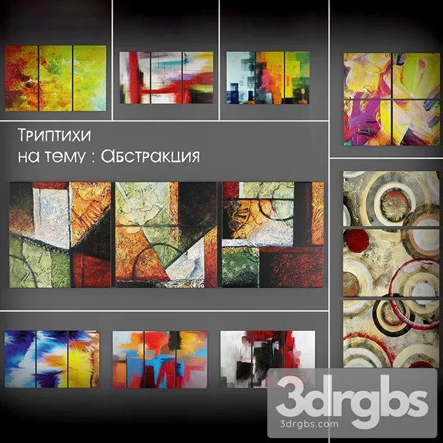 Carpets Set Art Decor 3D Model Download Carpets Set Art Decor 3D Model Download