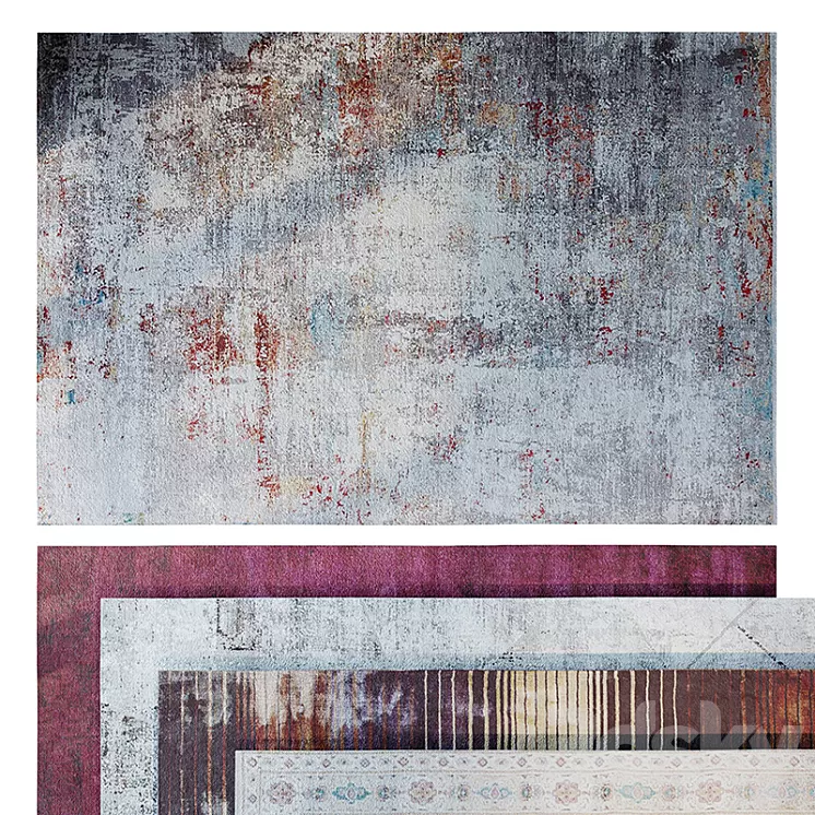 Carpets_set_03 for refilling 3D Model