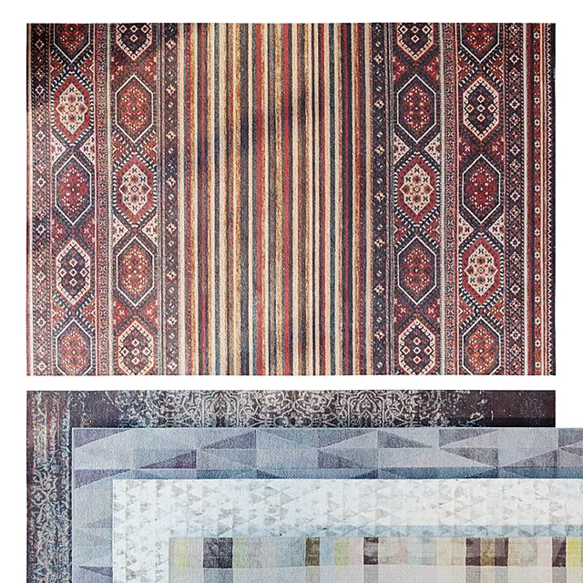 Carpets_set_04 3D Model Carpets_set_04 3D Model