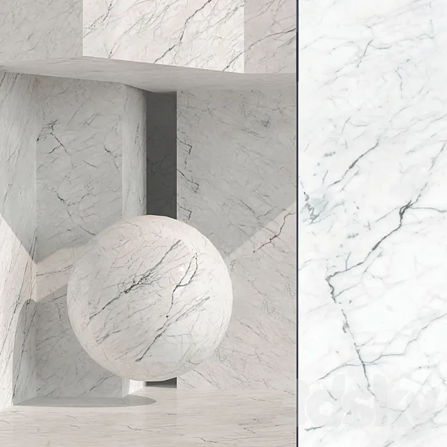 Carrara marble 3D Model
