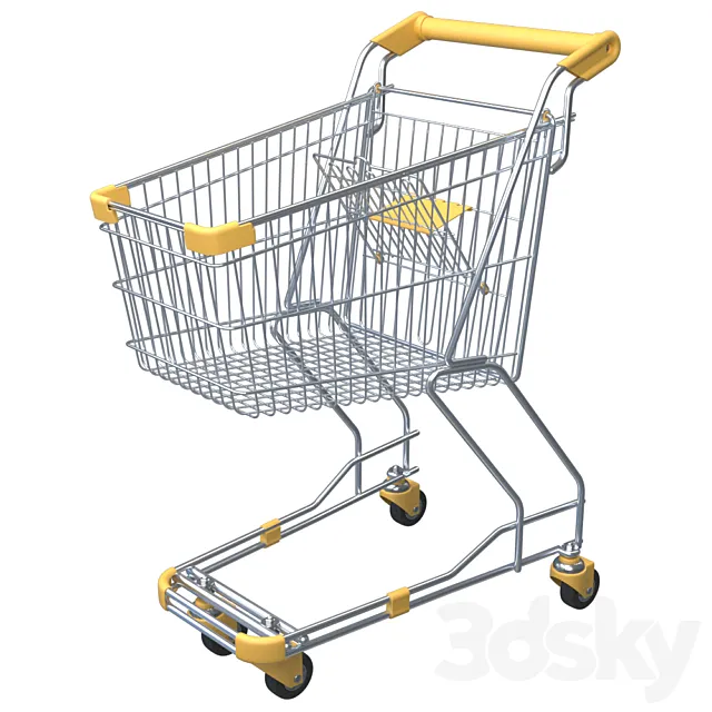cart for products 3D Model