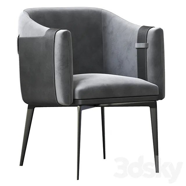 Carter dining armchair 3D Model Carter dining armchair 3D Model