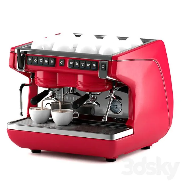 Cartridge coffee machine Nuova Simonelli Appia Life Compact 2Gr S 3D Model Cartridge coffee machine Nuova Simonelli Appia Life Compact 2Gr S 3D Model