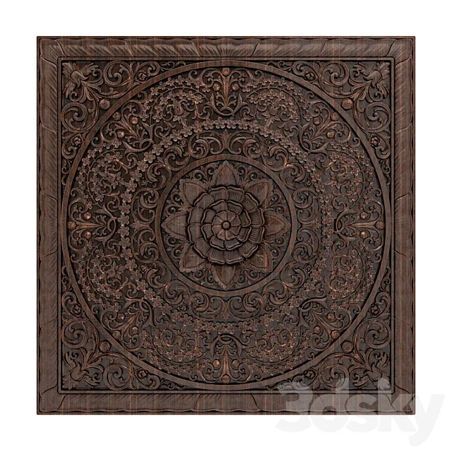 Carving Decoration 02 3DModel