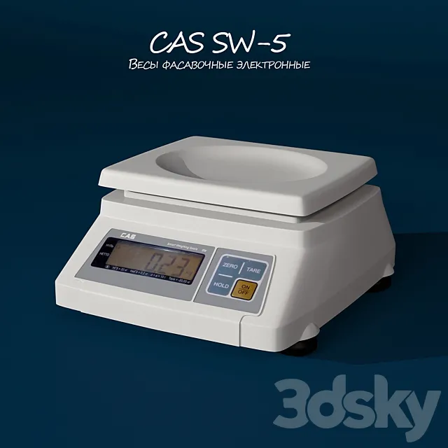 CAS SW 5: Scales. electronic packaging 3DModel