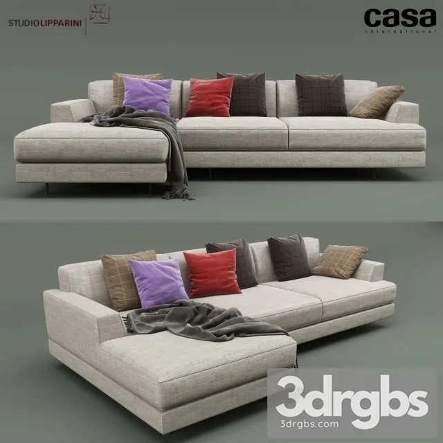 Casa Intl Cordovado Corner Sofa 01 3D Model Download Casa Intl Cordovado Corner Sofa 01 3D Model Download
