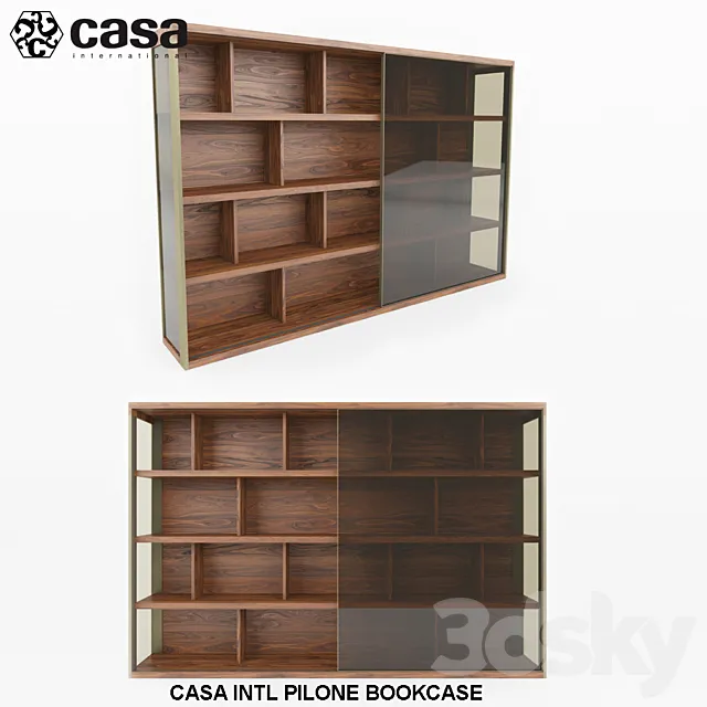 Casa Intl Pilone Bookcase 3D Model
