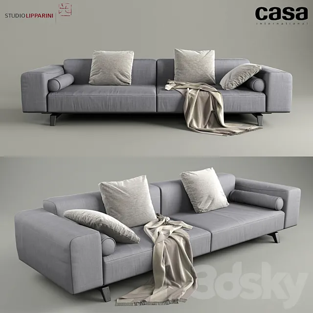 Casa Intl Torreano Sofa 1 3D Model Casa Intl Torreano Sofa 1 3D Model