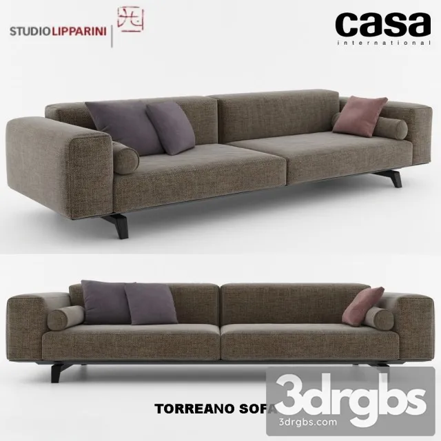 Casa Intl Torreano Sofa 3D Model Download Casa Intl Torreano Sofa 3D Model Download