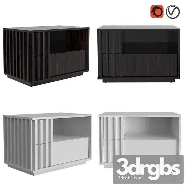 Casa magna relevo bedside table