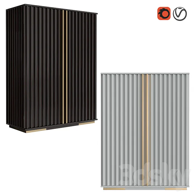 Casa Magna Relevo Cabinet 3D Model