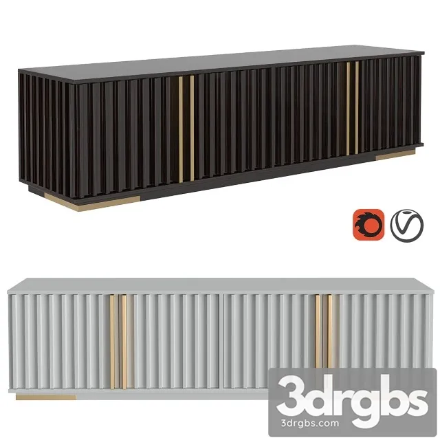 Casa Magna Relevo TV Sideboard 3D Model Download Casa Magna Relevo TV Sideboard 3D Model Download