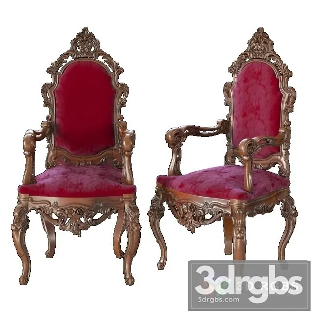 Casa Padrino Baroque Armchair King 3D Model Download Casa Padrino Baroque Armchair King 3D Model Download